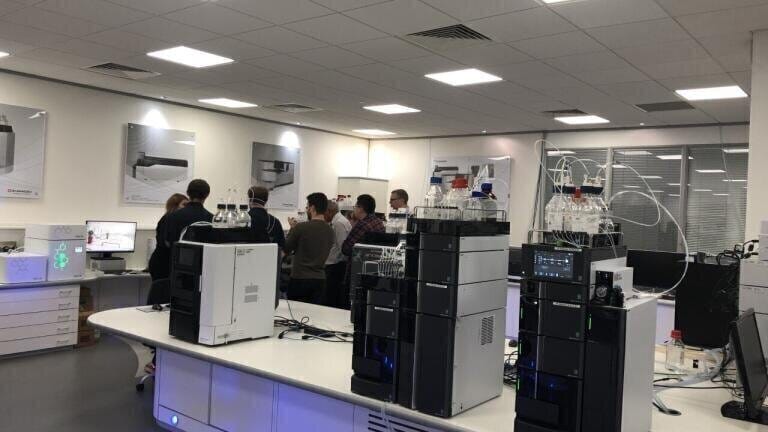 Attendees had the chance to look at some of the company’s most innovative products in the state-of-the-art laboratory.